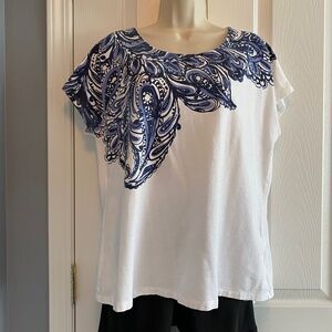 BUY 2 ITEMS & GET 1 FREE: Zenergy by Chico’s Dressy T Sz 12